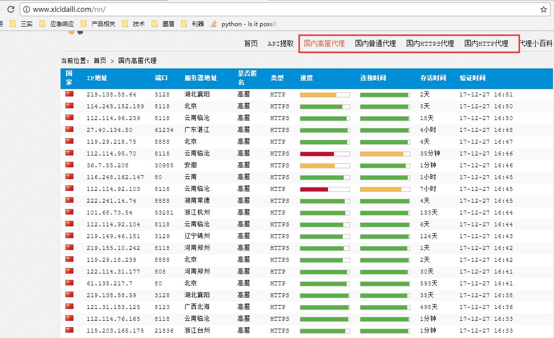 基于代理IP的挖掘与分析