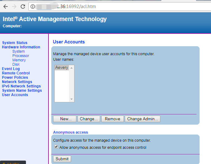旧饭新炒之Intel AMT提权漏洞(CVE-2017-5689)后续利用 - 作者:test124-安全小百科