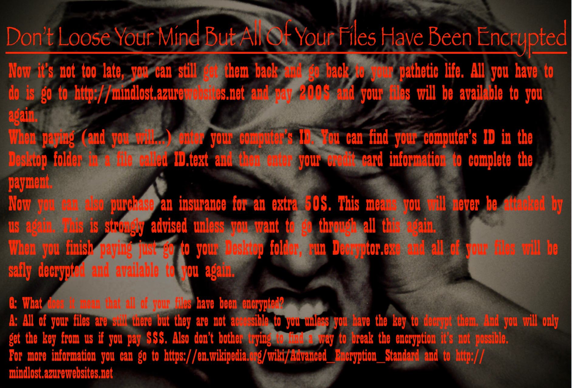 技术分析 | 新型勒索病毒Mindlost - 作者:阿里云安全-安全小百科