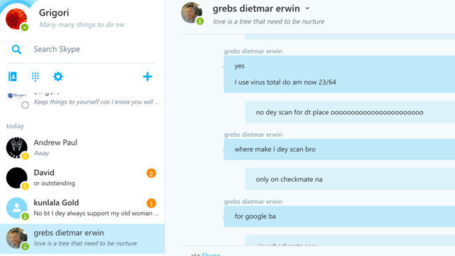 elechi建议grebs dietmar erwin不要用Virustotal测试木马