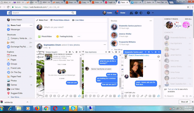 该组织成员在Facebook上伪装帅哥勾搭“猎物”