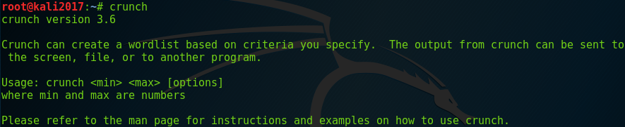 Linux下的字典生成工具Crunch,创造自己的专属字典 - 作者:romantickiller Linux下的字典生成工具Crunch,创造自己的专属字典 - 作者:romantickiller