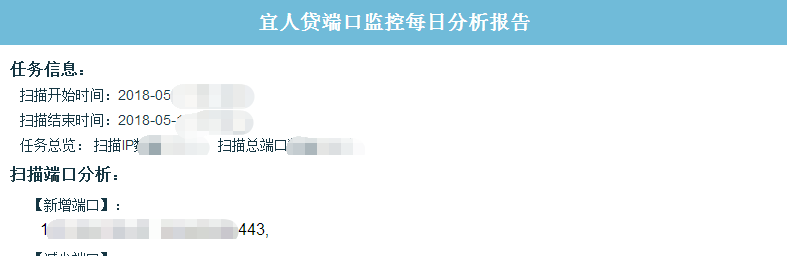 宜人贷安全建设之端口监控服务篇 - 作者:yirendai_sec 宜人贷安全建设之端口监控服务篇 - 作者:yirendai_sec