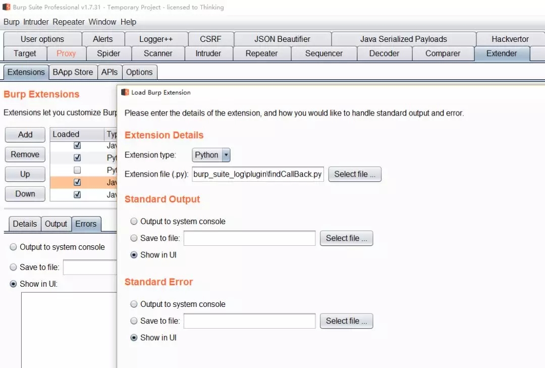 初探Burp Suite API 开发 - 作者:漏斗社区 初探Burp Suite API 开发 - 作者:漏斗社区