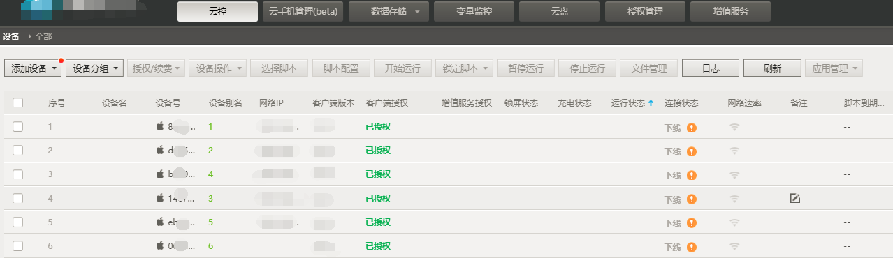 群控、云控平台