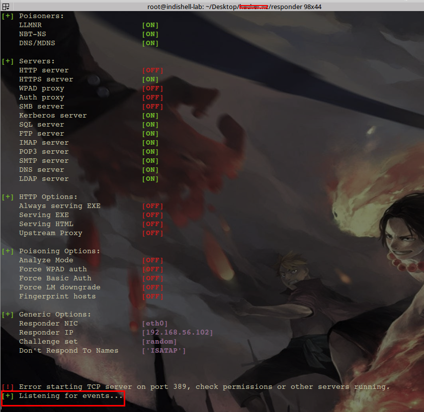 Windows环境中使用Responder获取NTLMv2哈希并利用