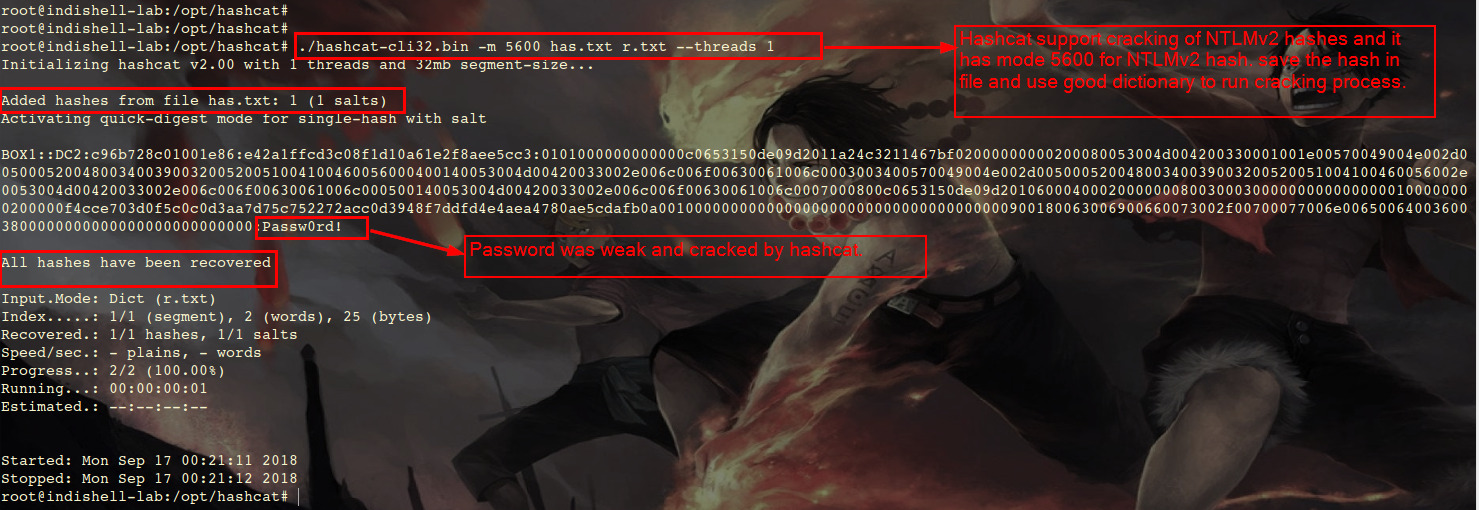Windows环境中使用Responder获取NTLMv2哈希并利用