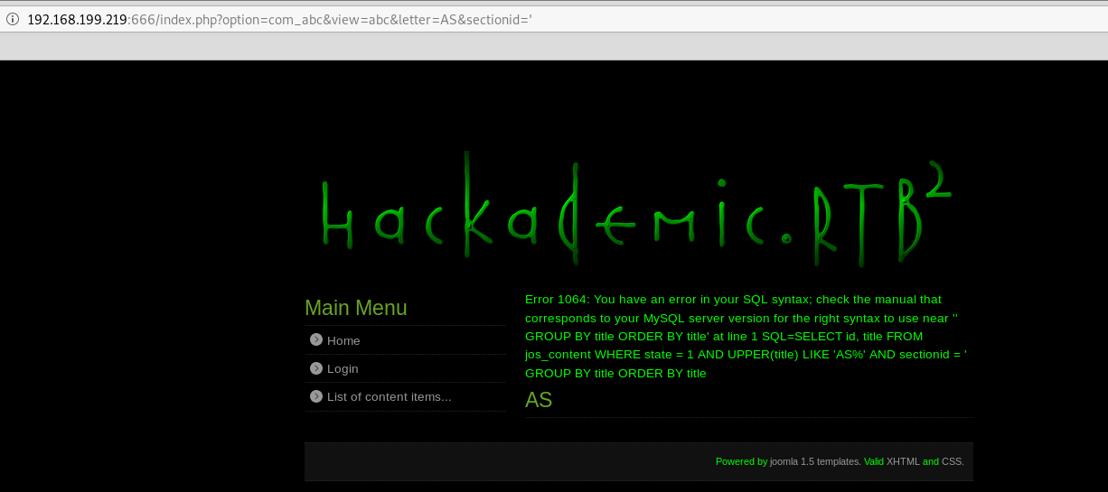 CTF靶场系列-Hackademic_RTB2 - 作者:陌度 CTF靶场系列-Hackademic_RTB2 - 作者:陌度