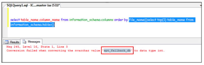 详解基于MSSQL “order by”语句报错的SQL注入技术 - 作者:secguo 详解基于MSSQL “order by”语句报错的SQL注入技术 - 作者:secguo