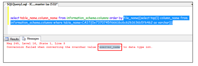详解基于MSSQL “order by”语句报错的SQL注入技术 - 作者:secguo 详解基于MSSQL “order by”语句报错的SQL注入技术 - 作者:secguo