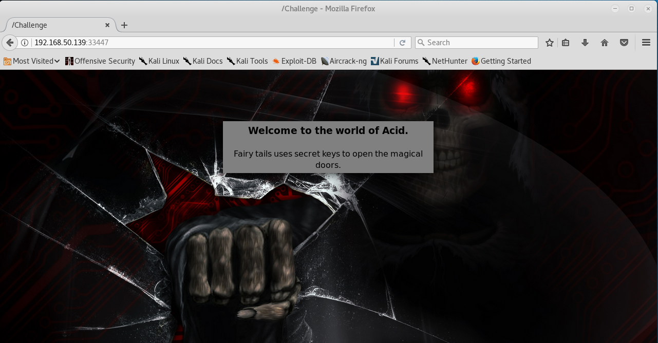 VulnHub靶机学习——Acid实战记录 - 作者:你伤不到我哒 VulnHub靶机学习——Acid实战记录 - 作者:你伤不到我哒