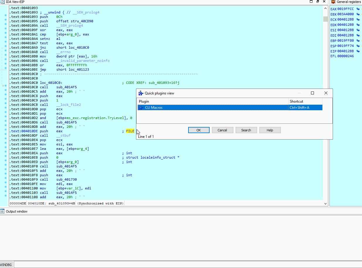 为IDA命令行模式增加宏支持功能的插件 - 作者:周大涛-安全小百科