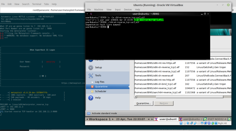 Metasploit payload在Linux平台的免杀