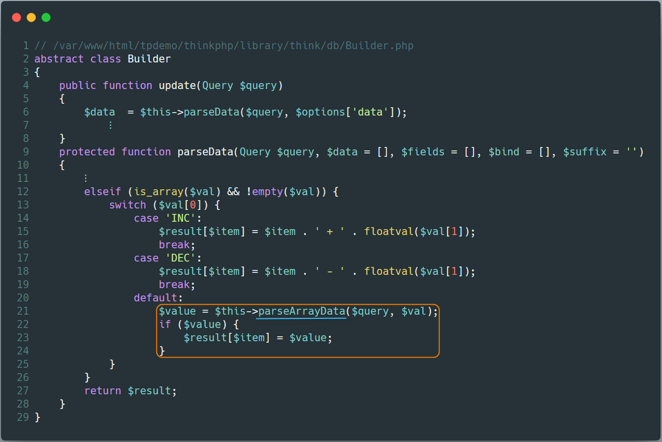 ThinkPHP5漏洞分析之SQL注入(二) - 作者:Setup ThinkPHP5漏洞分析之SQL注入(二) - 作者:Setup
