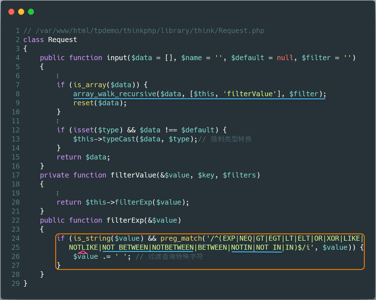 ThinkPHP5漏洞分析之SQL注入(四) - 作者:Setup ThinkPHP5漏洞分析之SQL注入(四) - 作者:Setup