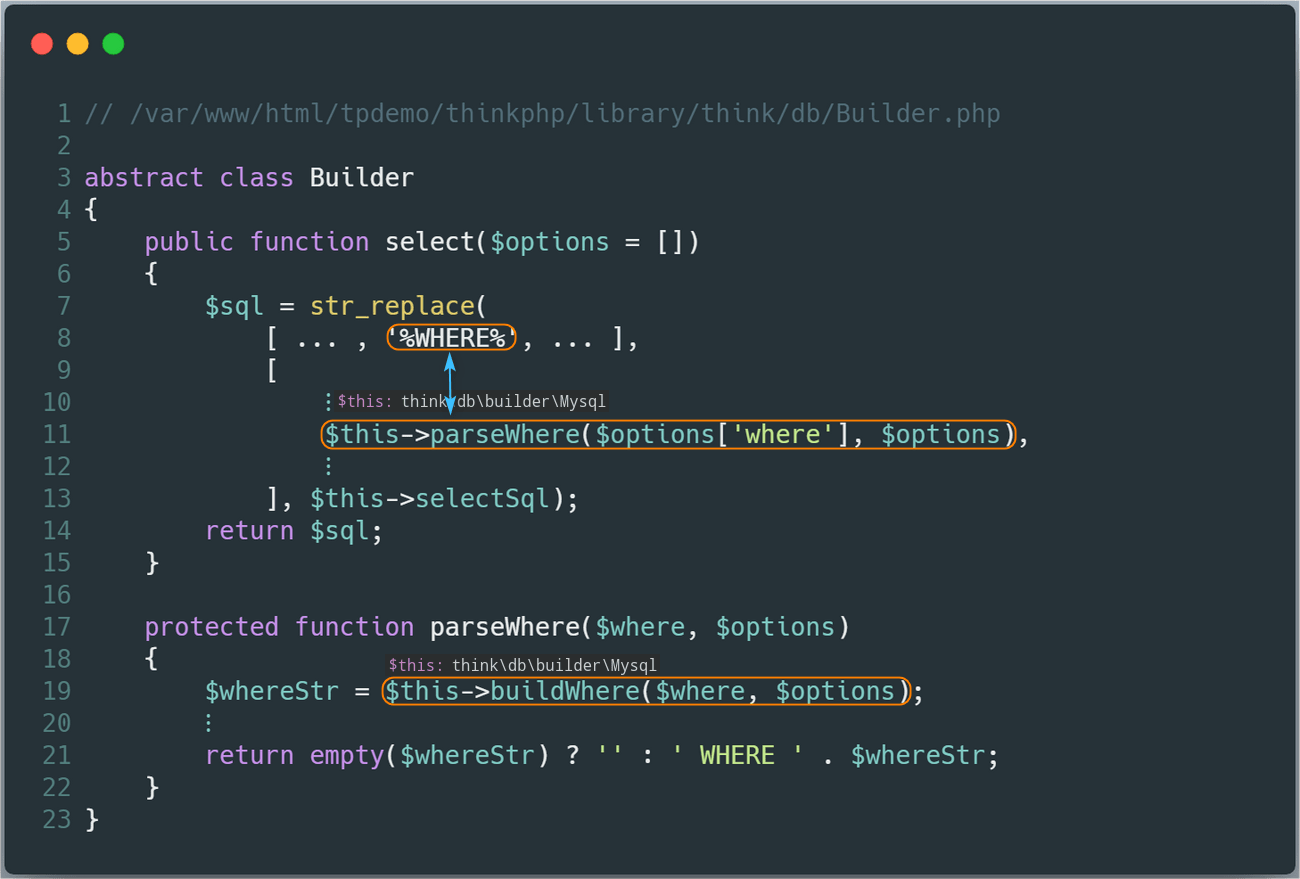 ThinkPHP5漏洞分析之SQL注入(四) - 作者:Setup ThinkPHP5漏洞分析之SQL注入(四) - 作者:Setup