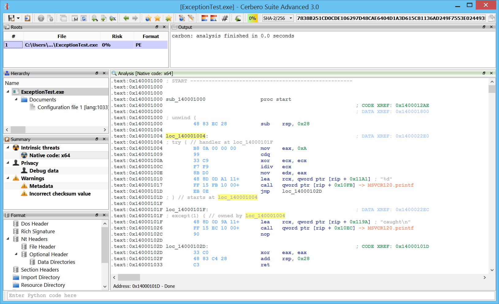 Carbon：交互式反汇编工具 - 作者:secist-安全小百科