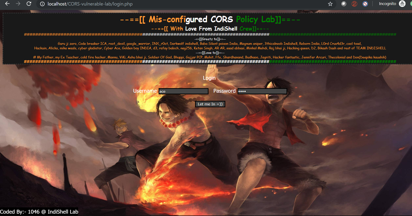 CORS-Vulnerable-Lab:与COSR配置错误相关的漏洞代码靶场 - 作者:secist-安全小百科