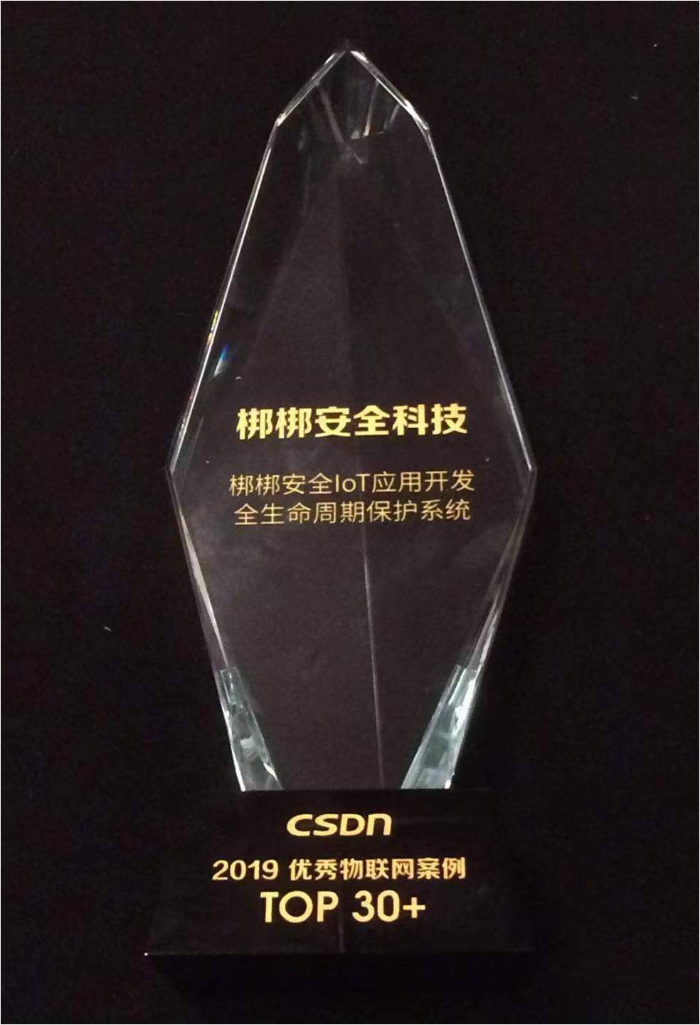 CSDN发布2019优秀IoT应用案例 梆梆安全获殊荣 - 作者:梆梆安全-安全小百科