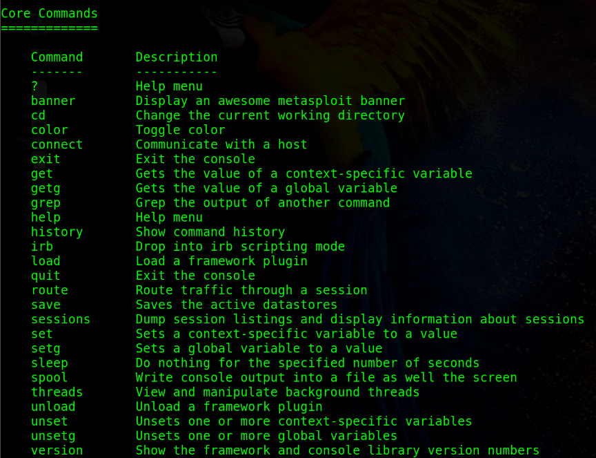 Metasploit入门系列(三)——基本命令 - 作者:rabbitmask Metasploit入门系列(三)——基本命令 - 作者:rabbitmask