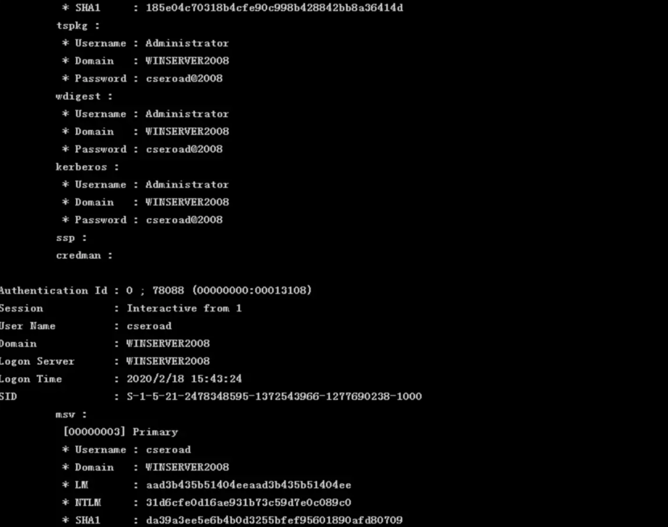 windows hash 抓取总结 - 作者:CSeroad windows hash 抓取总结 - 作者:CSeroad