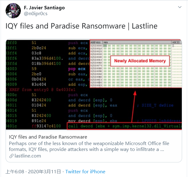 一个糟糕的消息，Paradise勒索病毒又上新了 - 作者:0day情报局-安全小百科