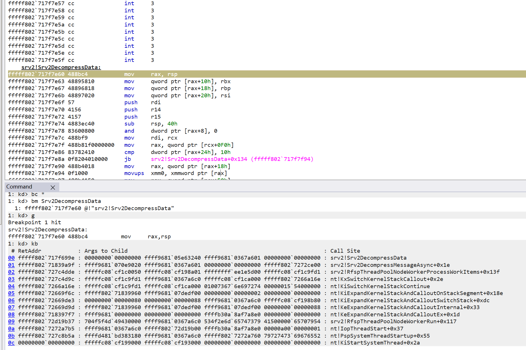 CVE-2020-0796完整详细分析 - 作者:京东云安全 CVE-2020-0796完整详细分析 - 作者:京东云安全