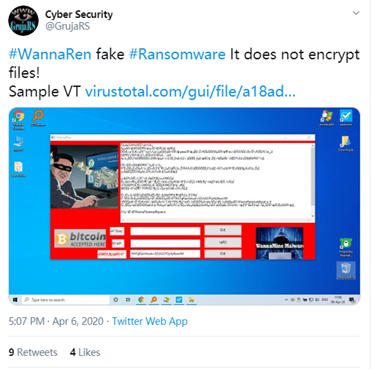 WannaRen勒索软件事件分析报告 - 作者:奇安信威胁情报中心 WannaRen勒索软件事件分析报告 - 作者:奇安信威胁情报中心
