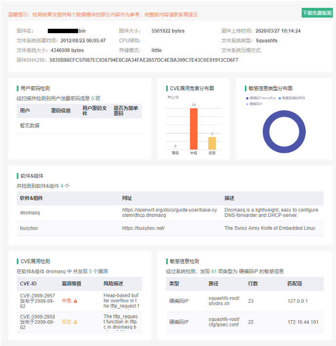 如何使用TinyScan检测IoT安全漏洞 - 作者:qinglianyun 如何使用TinyScan检测IoT安全漏洞 - 作者:qinglianyun