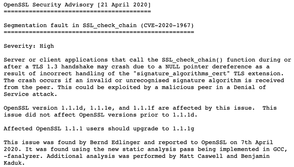 OpenSSL 公布高危漏洞,建议尽快升级! - 作者:trustasia OpenSSL 公布高危漏洞,建议尽快升级! - 作者:trustasia