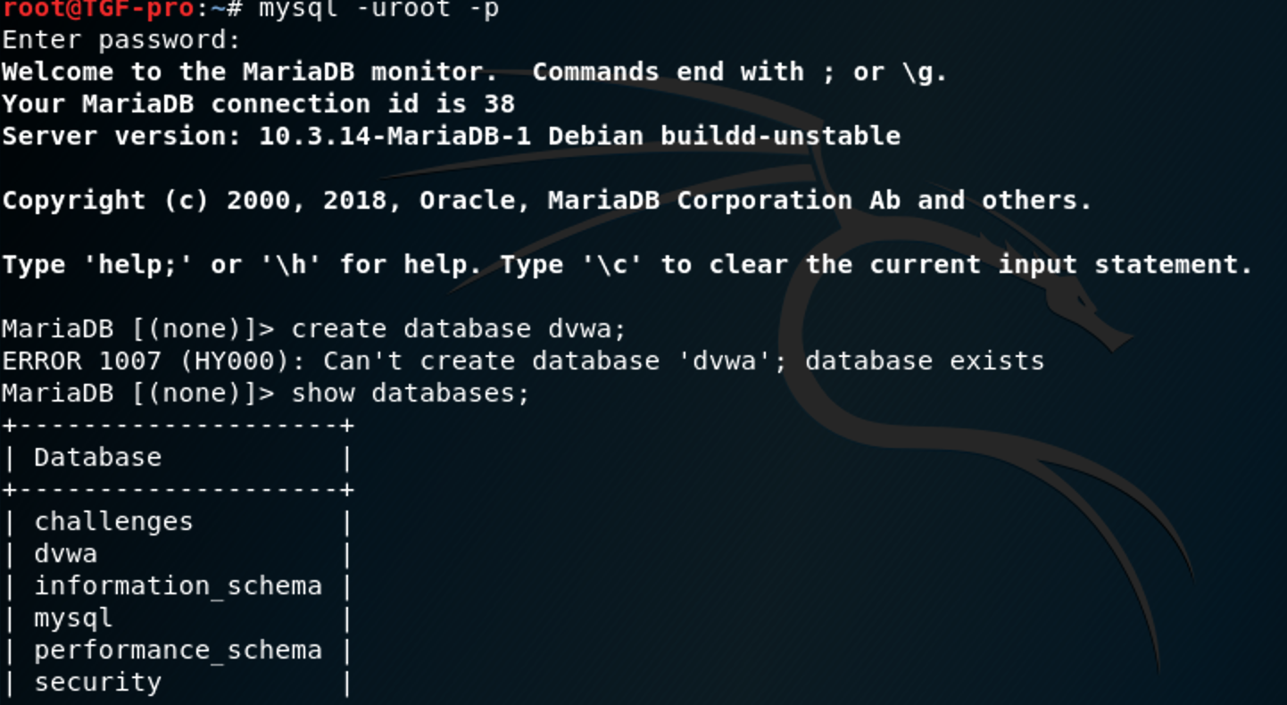 Kali Linux 下搭建DVWA靶场和Sqli-labs注入环境 - 作者:ThreeGeometryFish Kali Linux 下搭建DVWA靶场和Sqli-labs注入环境 - 作者:ThreeGeometryFish