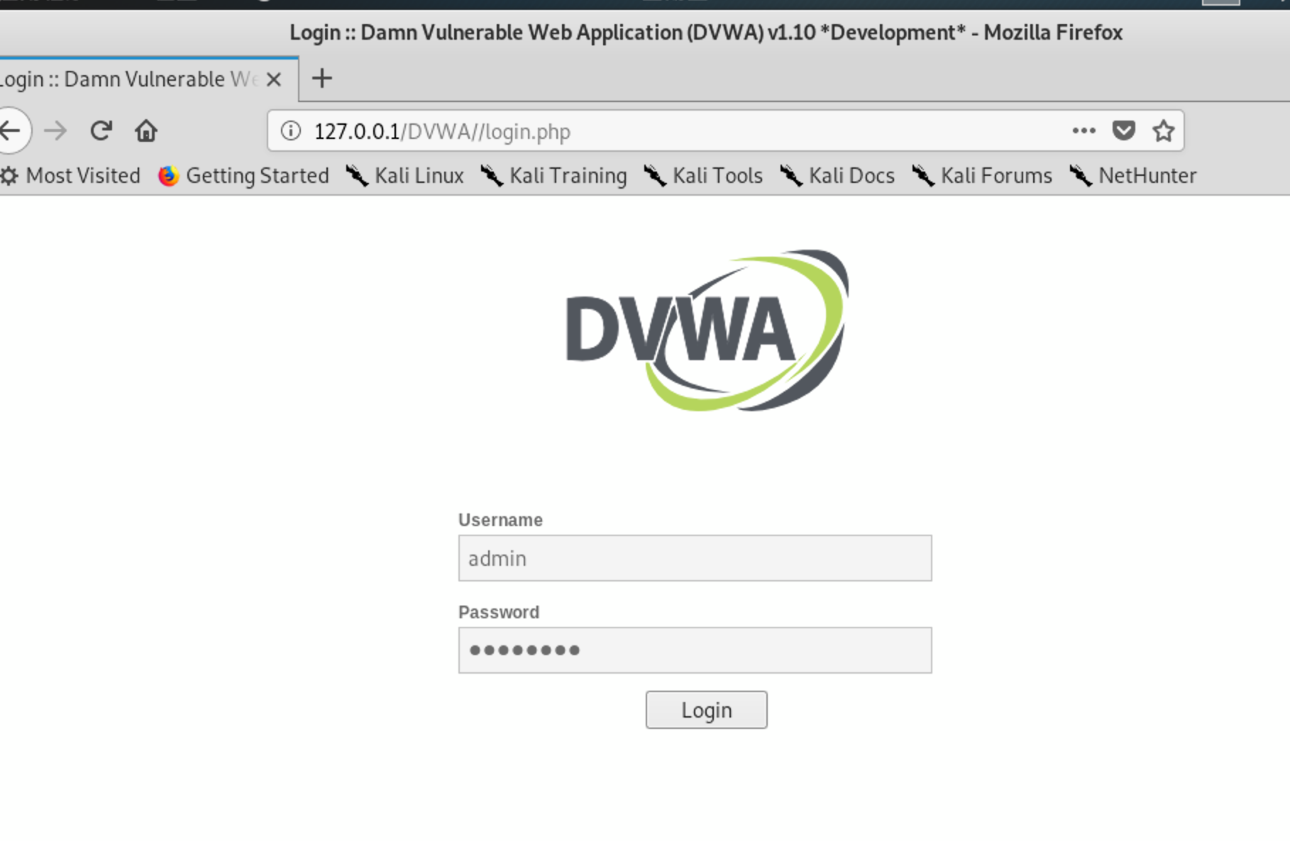 Kali Linux 下搭建DVWA靶场和Sqli-labs注入环境 - 作者:ThreeGeometryFish Kali Linux 下搭建DVWA靶场和Sqli-labs注入环境 - 作者:ThreeGeometryFish