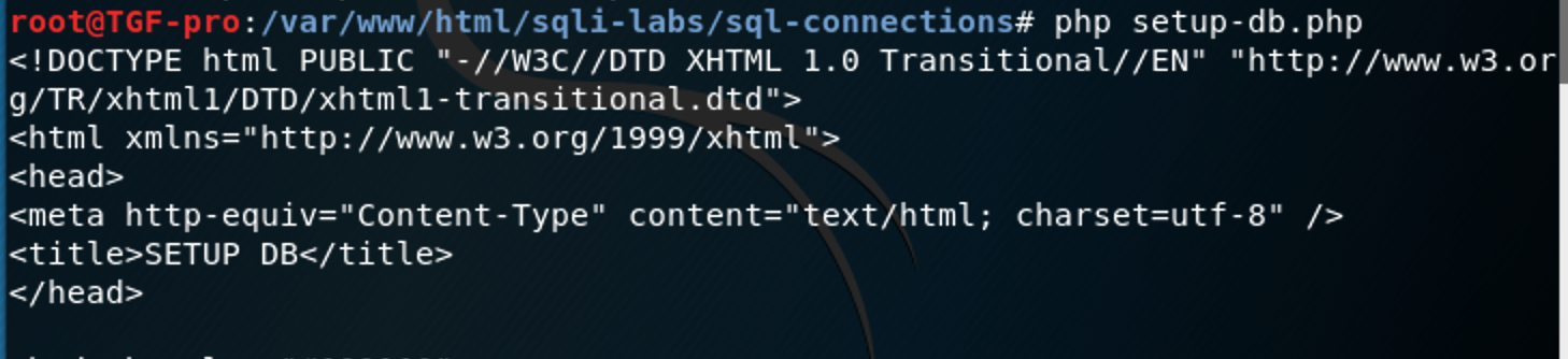 Kali Linux 下搭建DVWA靶场和Sqli-labs注入环境 - 作者:ThreeGeometryFish Kali Linux 下搭建DVWA靶场和Sqli-labs注入环境 - 作者:ThreeGeometryFish