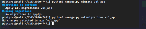 Django SQL注入漏洞复现(CVE-2020-7471) - 作者:whhbtl Django SQL注入漏洞复现(CVE-2020-7471) - 作者:whhbtl
