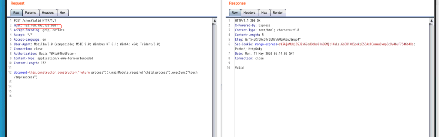 MongoDB mongo-express远程代码执行(CVE-2019-10758) - 作者:whhbtl MongoDB mongo-express远程代码执行(CVE-2019-10758) - 作者:whhbtl