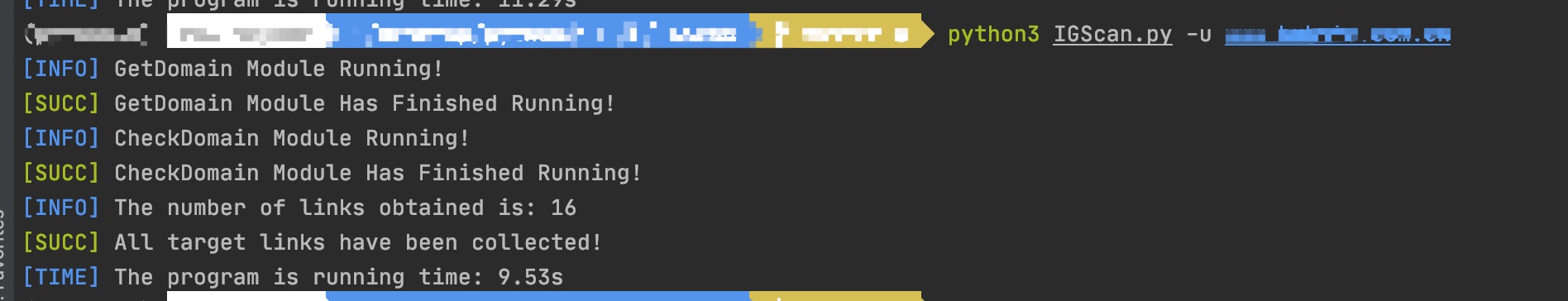 web信息收集工具-IGScan - 作者:逐梦0328-安全小百科
