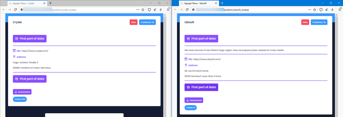 游戏巨头育碧公司内部信息遭泄露，或影响新游戏《看门狗：军团》发行 - 作者:Sandra1432-安全小百科