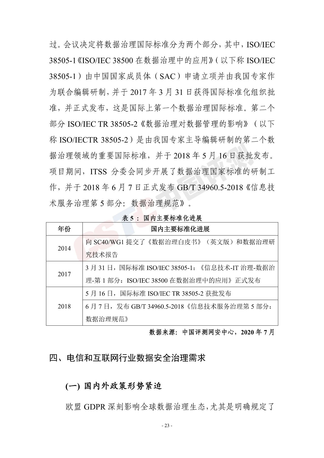 《电信和互联网行业数据安全治理白皮书(2020年)》 - 作者:中国评测网安中心 《电信和互联网行业数据安全治理白皮书(2020年)》 - 作者:中国评测网安中心