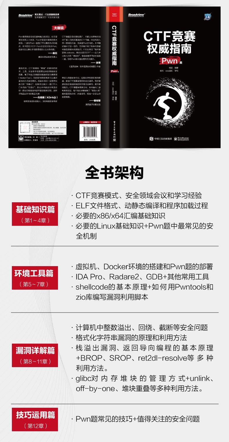 赠书福利 | CTF Pwn太难?是你缺本《CTF竞赛权威指南》 - 作者:FB客服 赠书福利 | CTF Pwn太难?是你缺本《CTF竞赛权威指南》 - 作者:FB客服