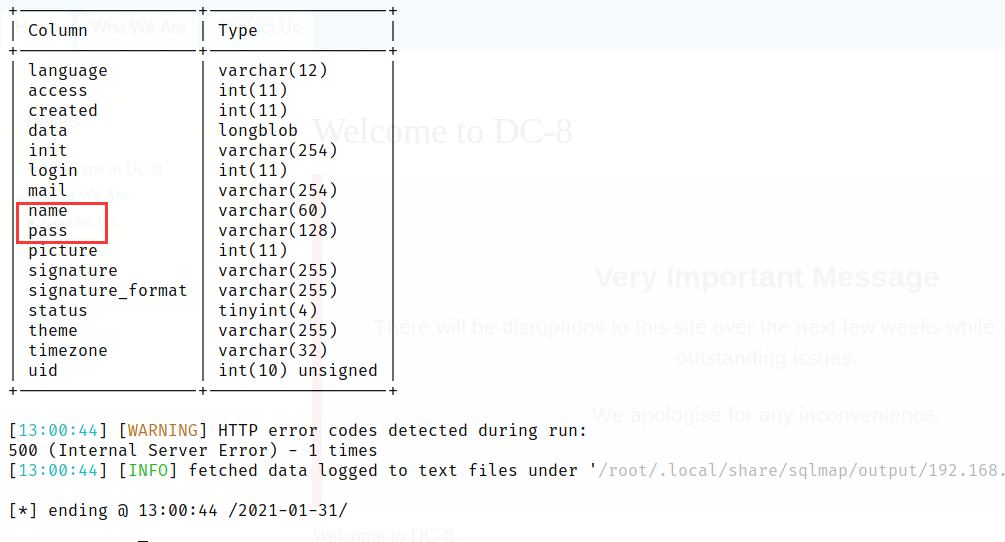 Vulnhub DC-8 - 作者:WAFmax Vulnhub DC-8 - 作者:WAFmax