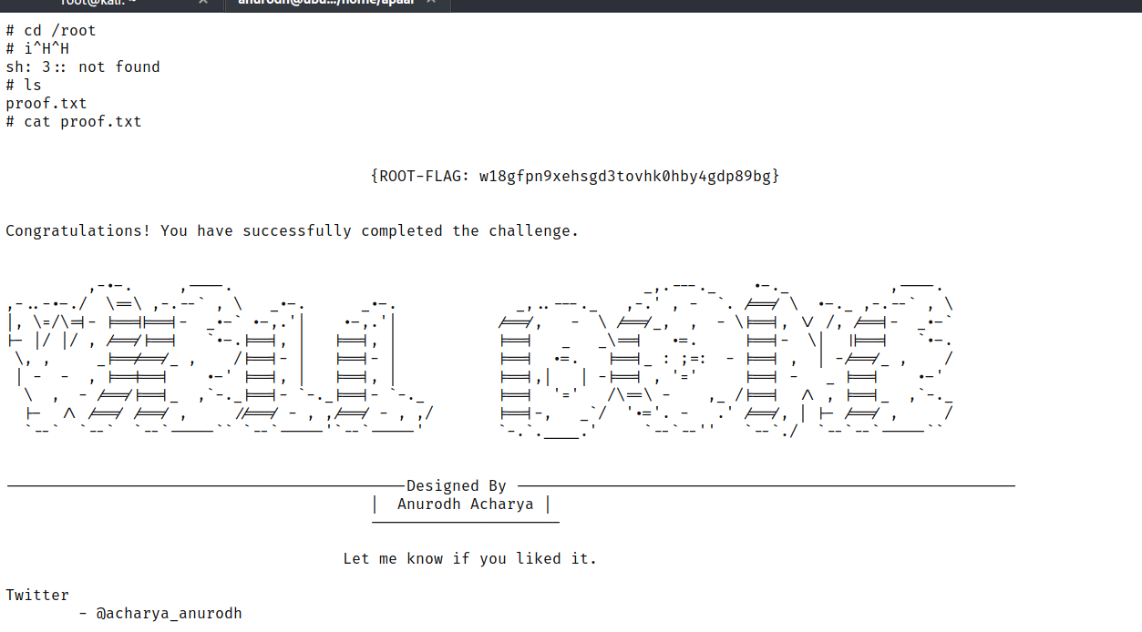 vulnhub Chill Hack - 作者:WAFmax vulnhub Chill Hack - 作者:WAFmax