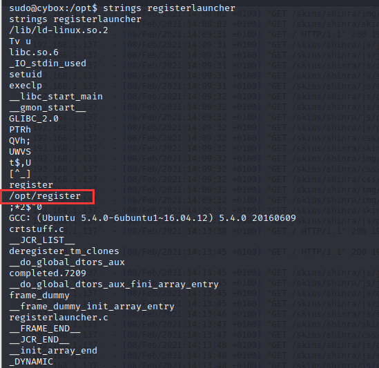 cybox:1.1靶机练习 - 作者:compactdisk cybox:1.1靶机练习 - 作者:compactdisk