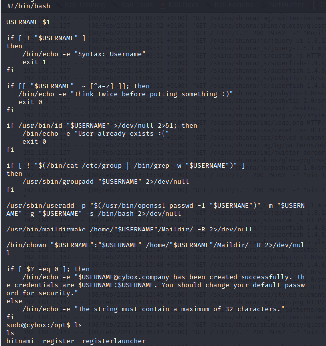 cybox:1.1靶机练习 - 作者:compactdisk cybox:1.1靶机练习 - 作者:compactdisk
