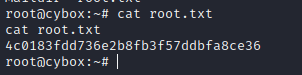 cybox:1.1靶机练习 - 作者:compactdisk cybox:1.1靶机练习 - 作者:compactdisk